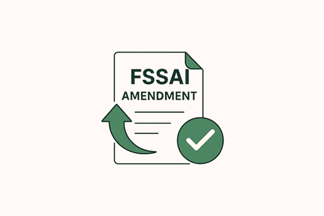 Food License Amendment